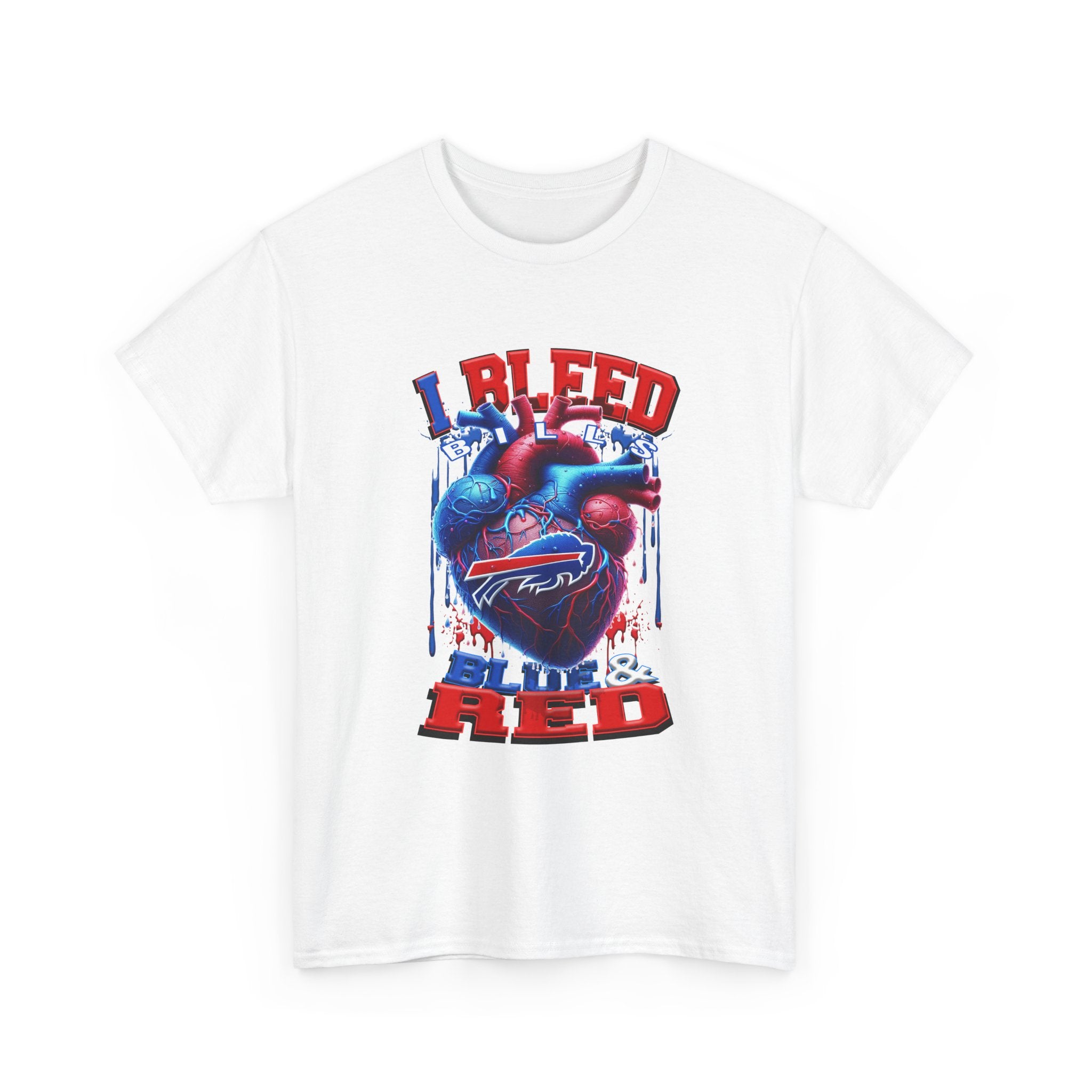 I Bleed Blue & Red T-Shirt