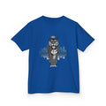 Tiger Walk Kids Tee — Cool Urban Cat Graphic T-Shirt with Cap