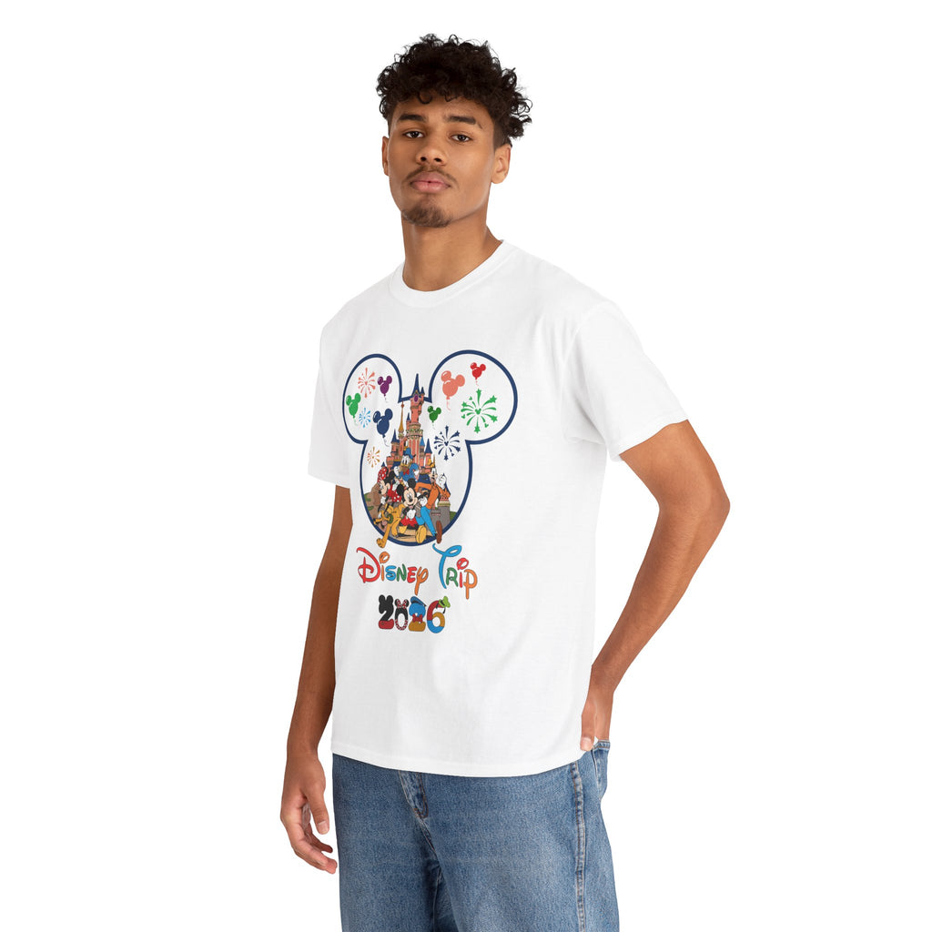Disney Trip 2026 Mickey Castle T-Shirt