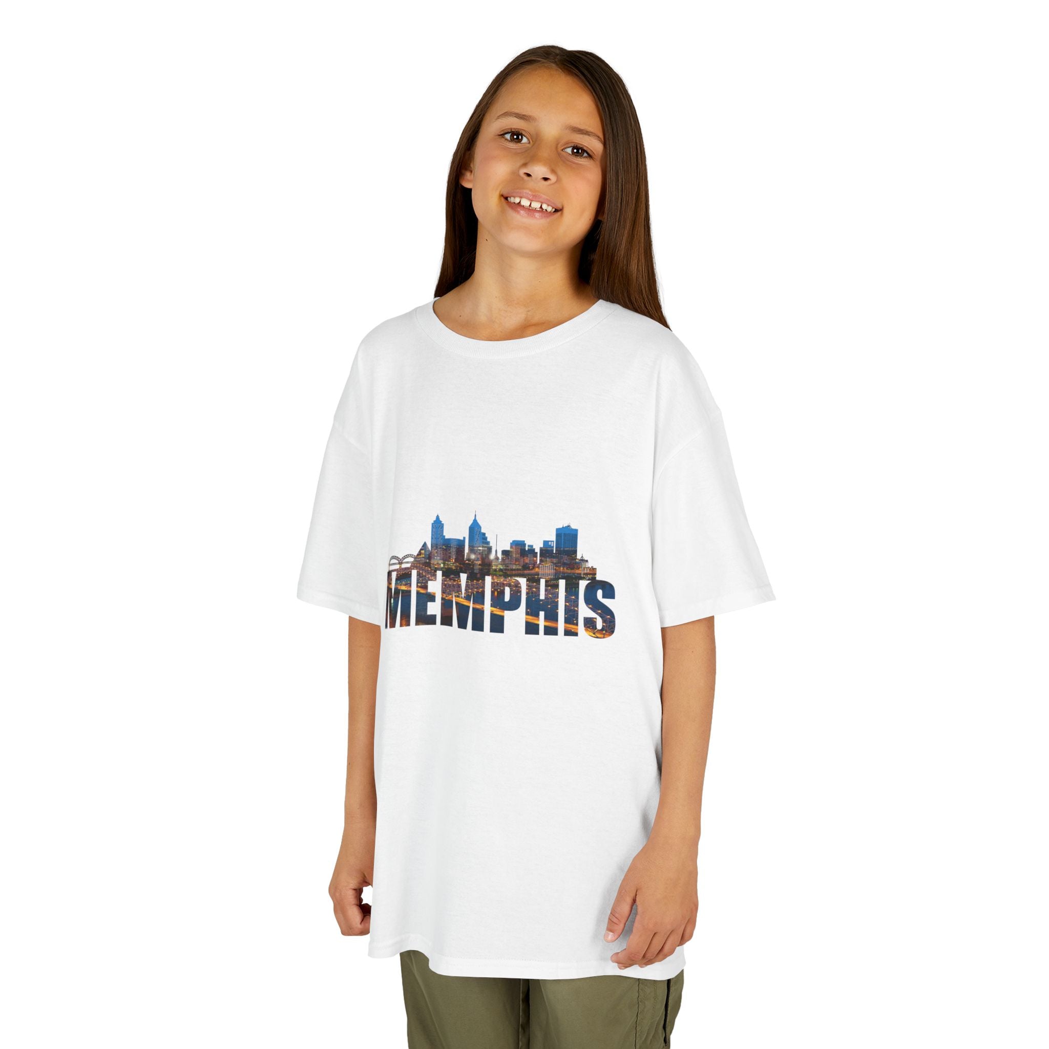 Kids Tee — Memphis Skyline Graphic T-Shirt
