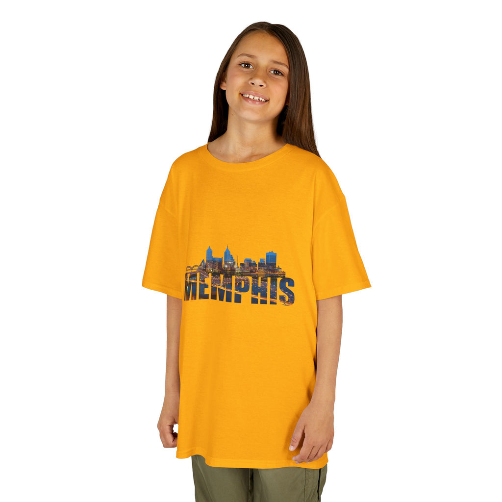 Kids Tee — Memphis Skyline Graphic T-Shirt