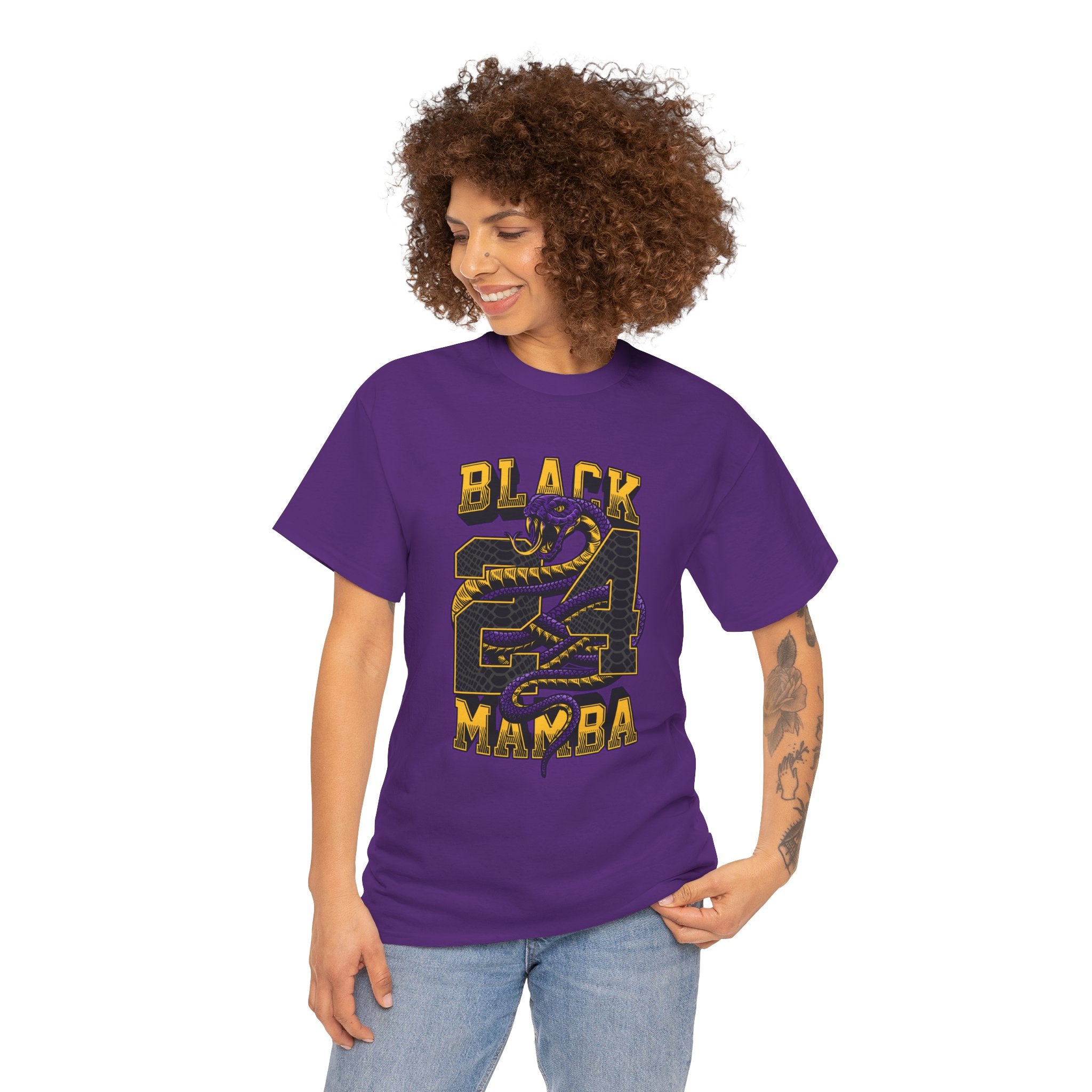 Black Mamba 24 T-Shirt — Snake Graphic Kobe Tribute Tee