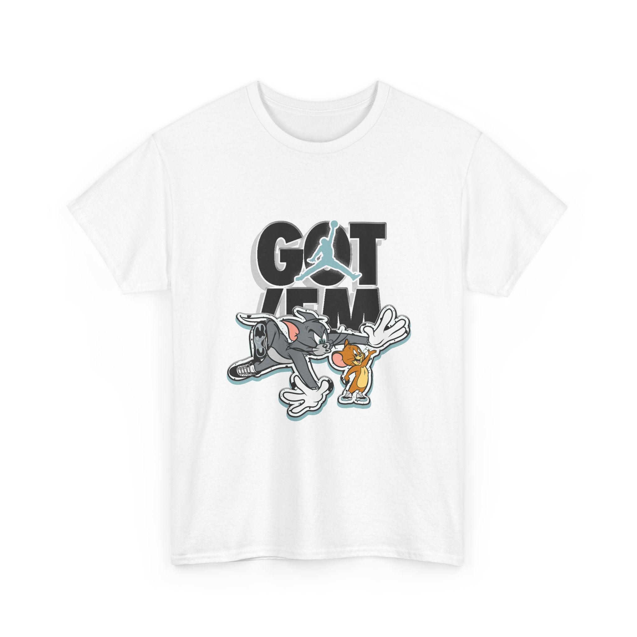 Got 'Em Cartoon Sneaker T-Shirt — Retro Tom & Jerry Streetwear