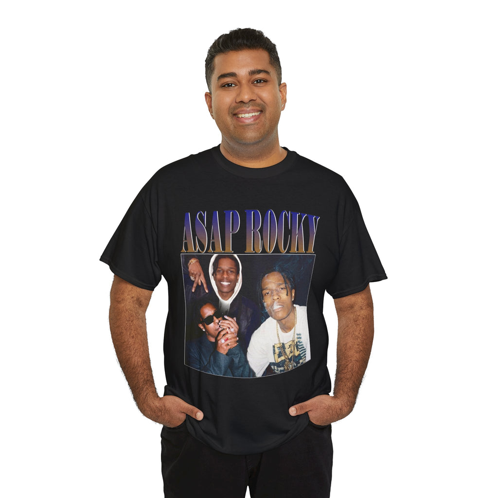 ASAP Rocky Graphic Tee — Vintage Photo Band Style T‑Shirt