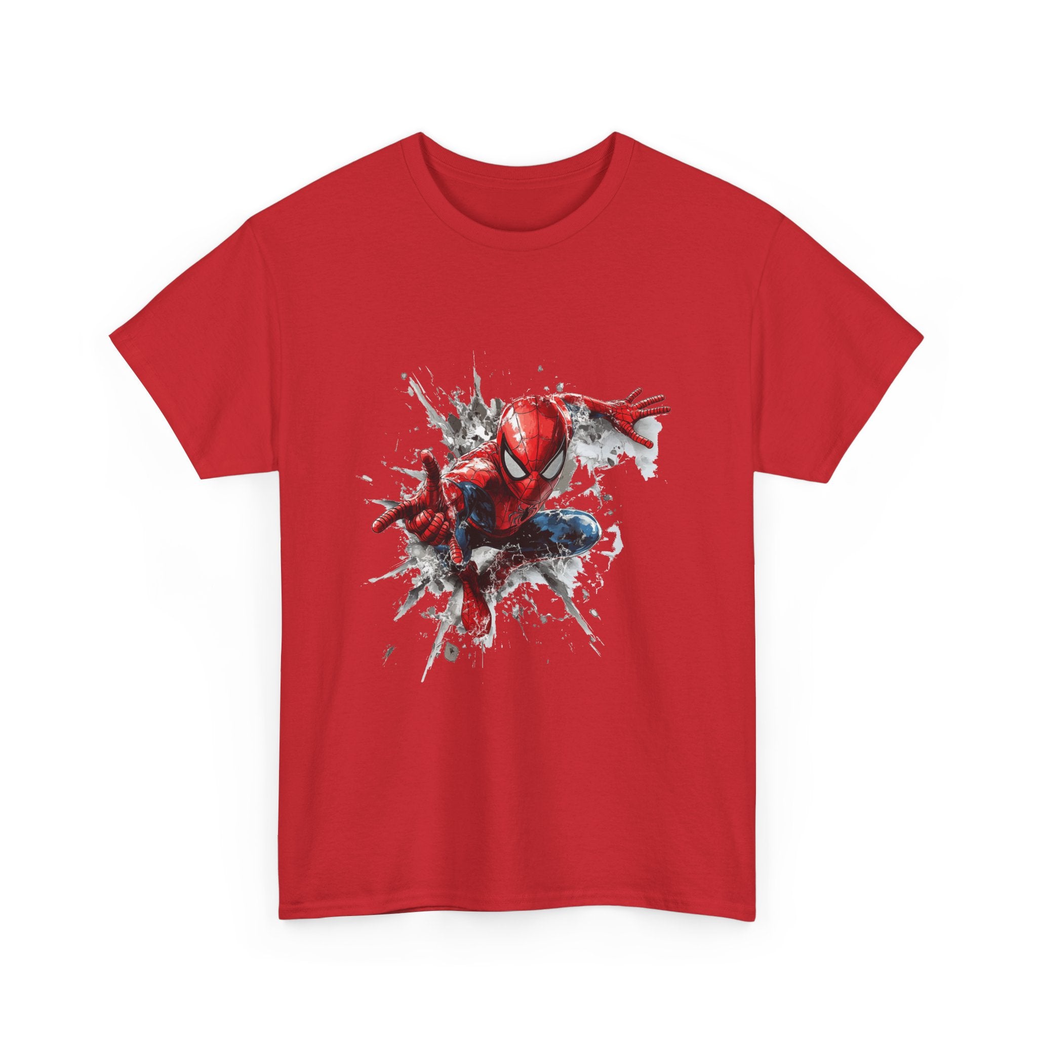 Spider-Man Action Pose T-Shirt — Kid & Adult Superhero Tee