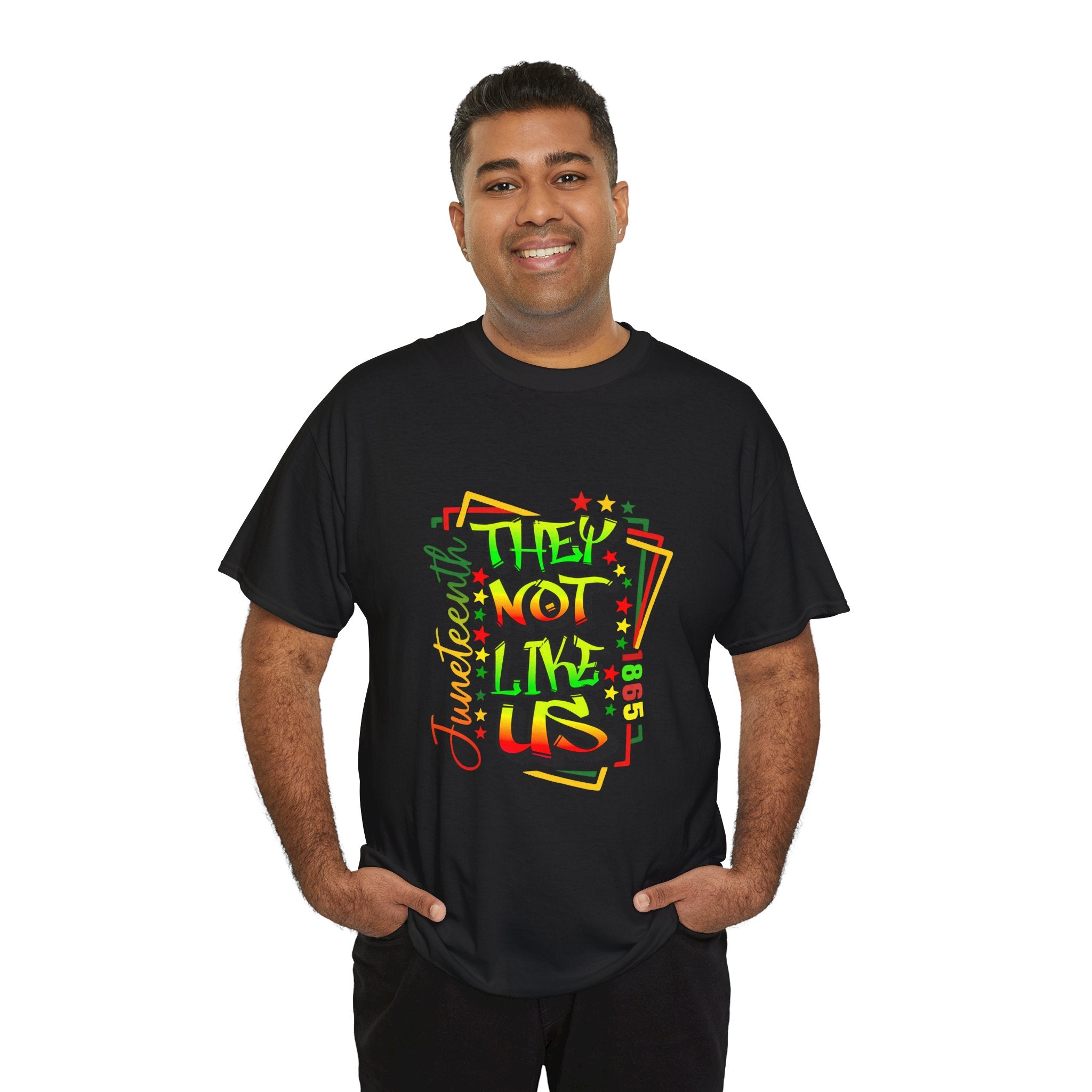 They Not Like Us Tee — Juneteenth 1865 Black Pride Cotton T-Shirt