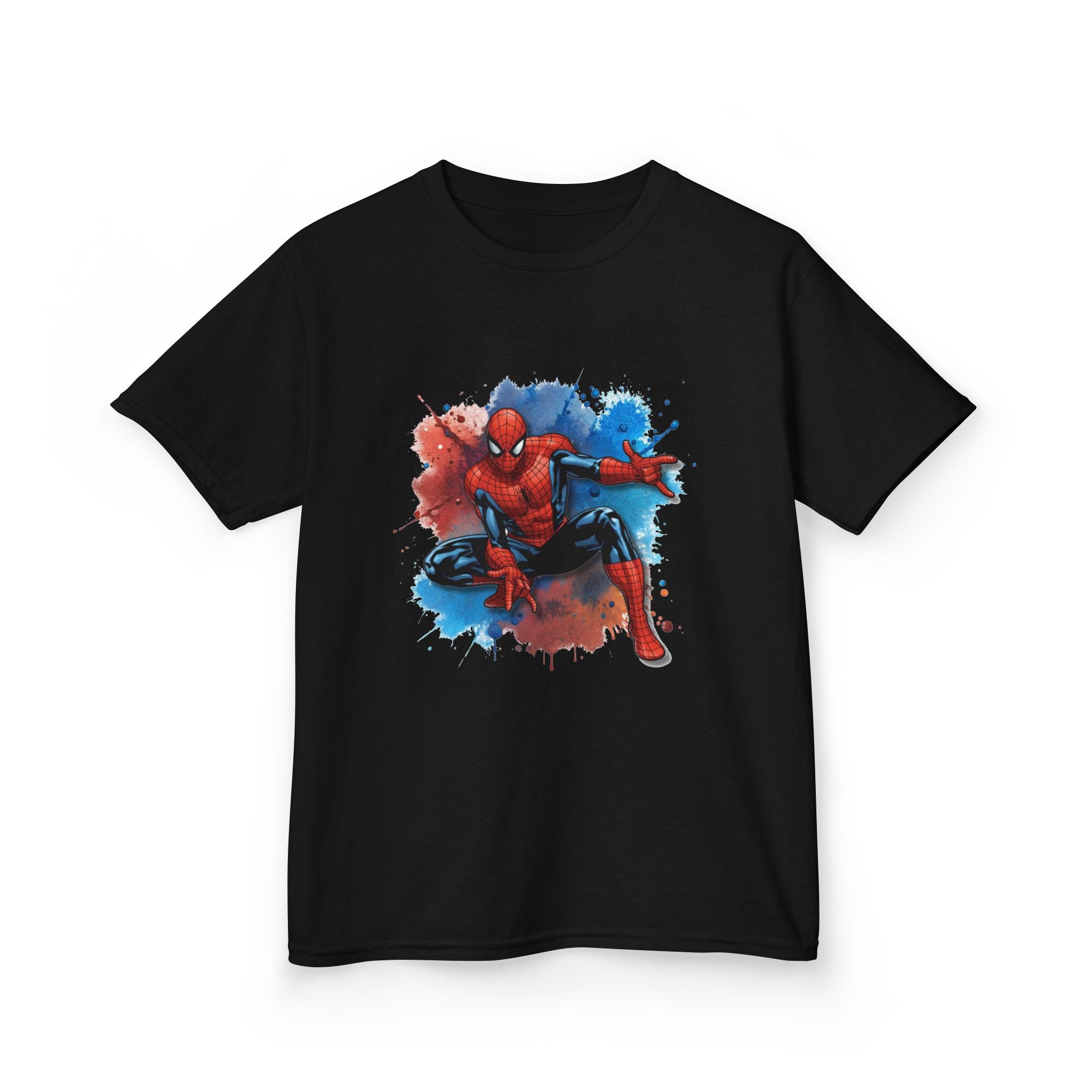 Kids Spider-Man T-Shirt — Red & Blue Action Graphic Tee