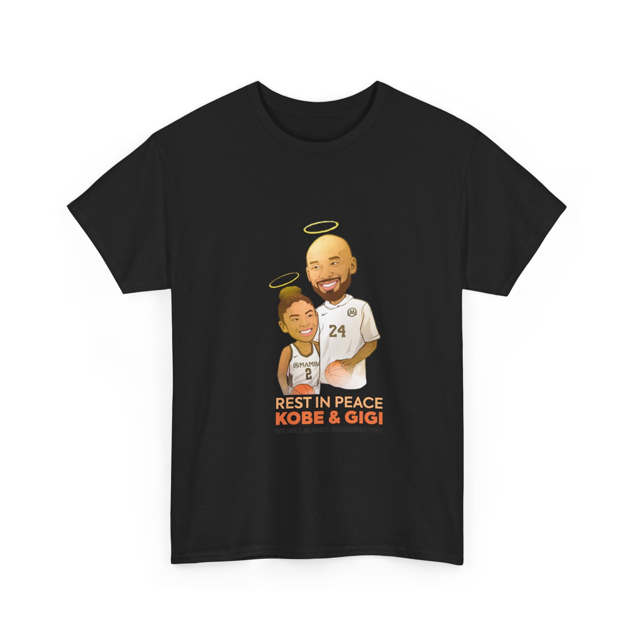 Memorial T-Shirt — "Rest in Peace Kobe & Gigi" Tribute Tee