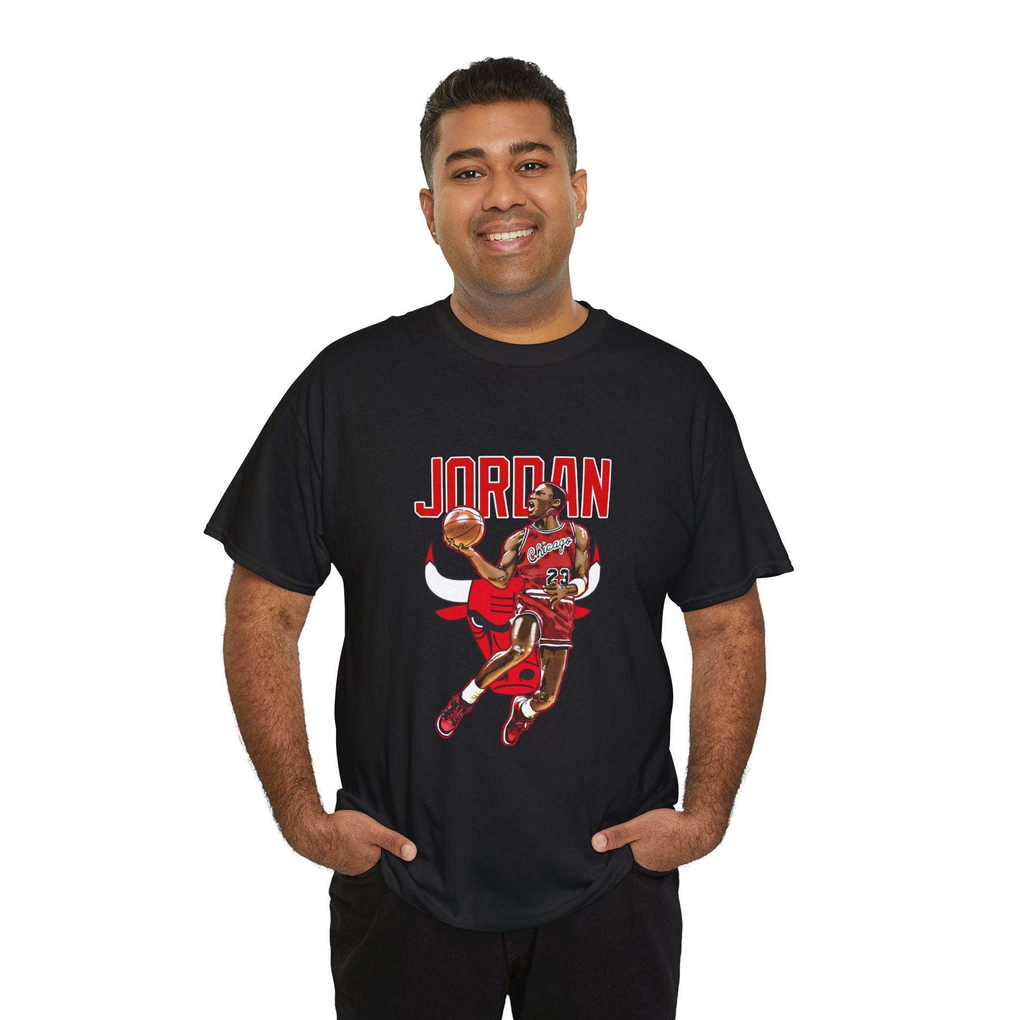Jordan Basketball Tee — Vintage Dunk Graphic Shirt