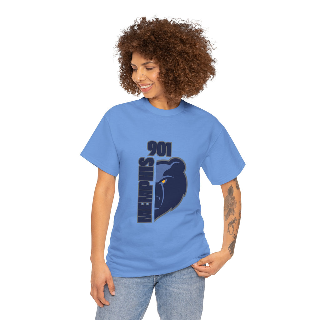 Memphis Grizzlies 901 Vertical Logo T-Shirt