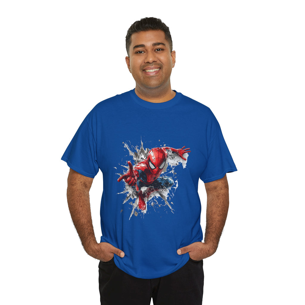 Spider-Man Action Pose T-Shirt — Kid & Adult Superhero Tee