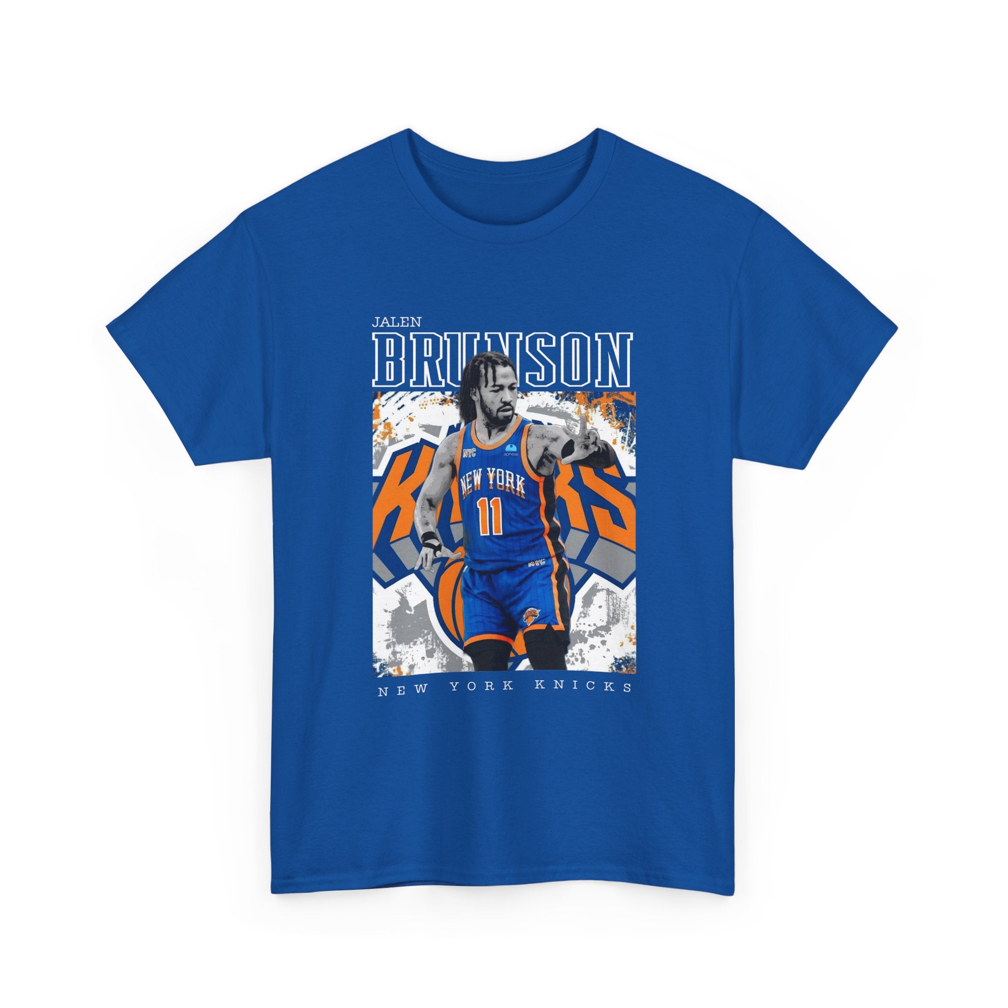 Jalen Brunson New York Knicks Graphic Tee — Men’s Basketball Fan Shirt