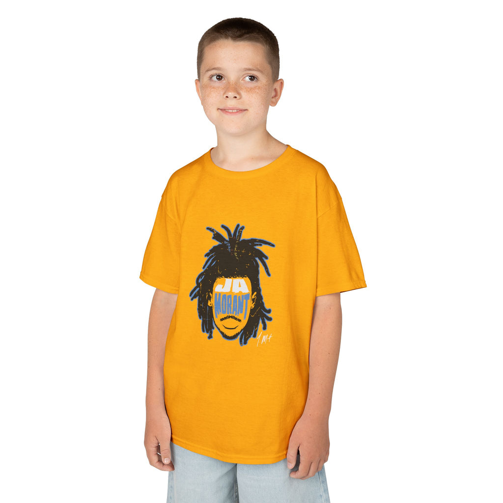 Kids Tee — 'Morant' Dreads Basketball Fan Shirt