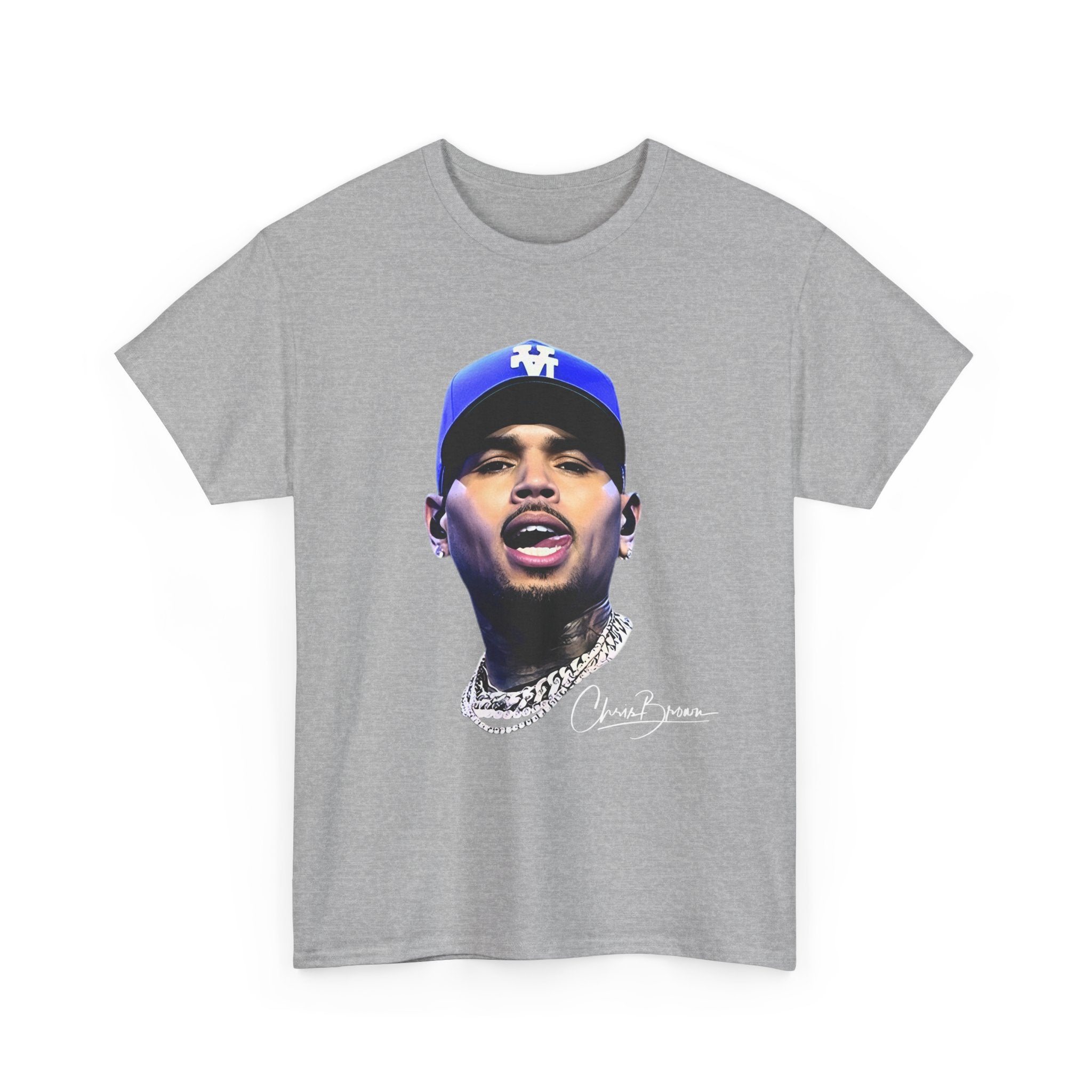 Portrait Graphic Tee — Street Style Rapper Face Print
