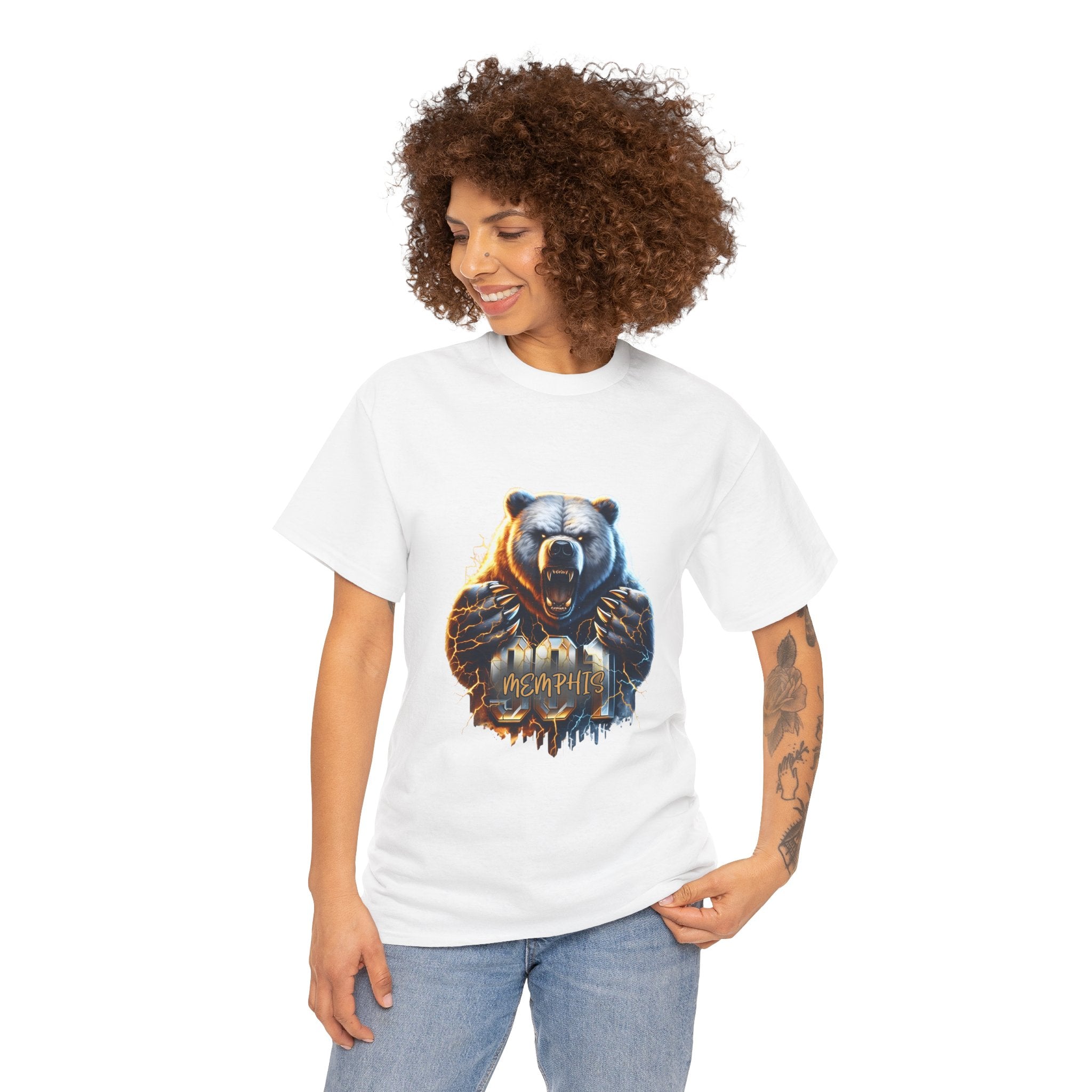 Bear Graphic Tee — Fierce Grizzly Design | Wildlife Nature Shirt