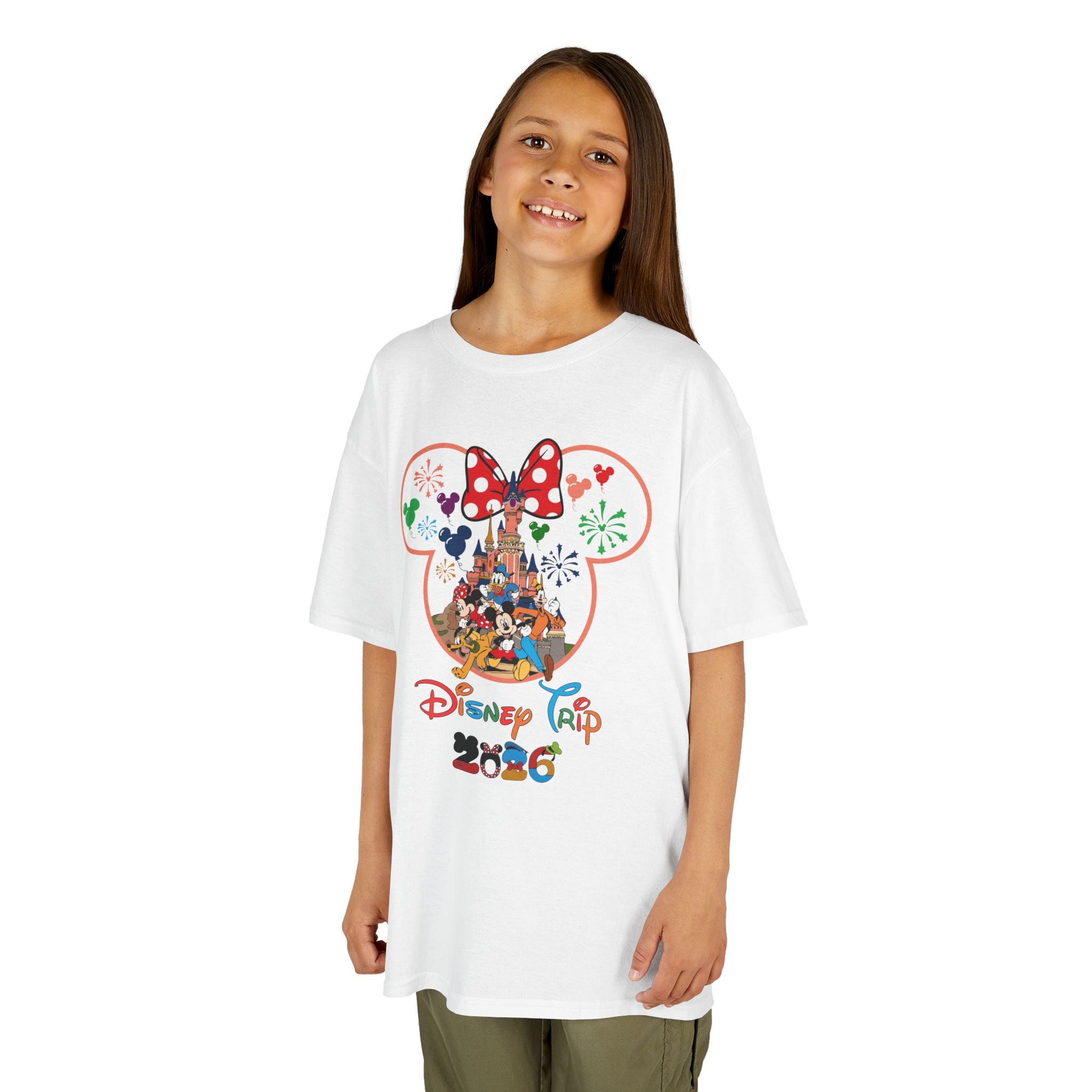 Kids Disney 2026 Minnie Mouse Ear T-Shirt