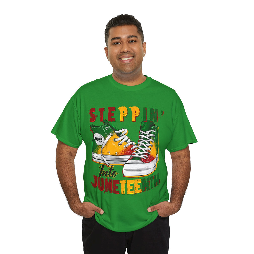 Juneteenth 'Steppin' Into Juneteenth' Graphic T-Shirt