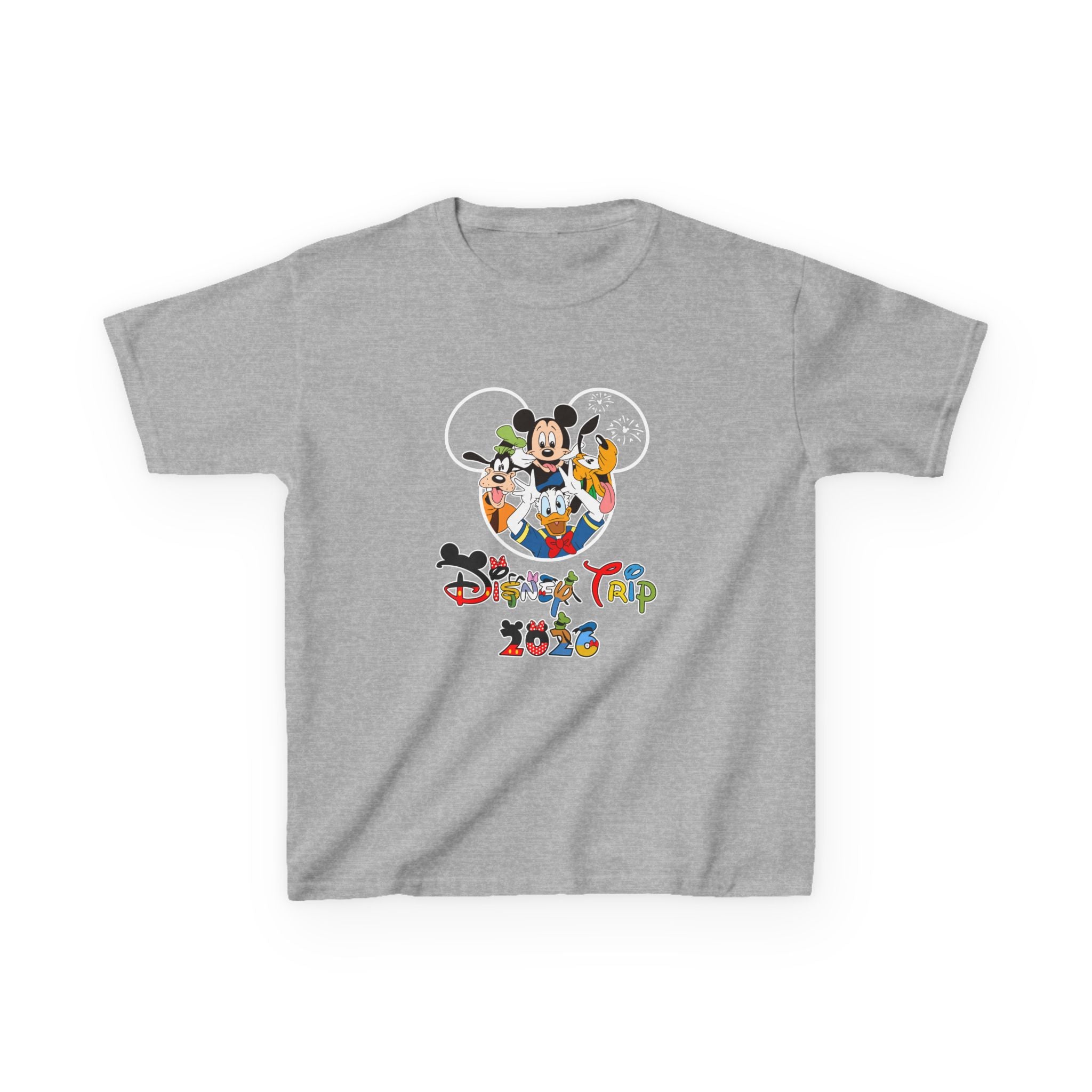 Kids T-Shirt — "Disney Trip 2026" Mickey & Friends Vacation Tee