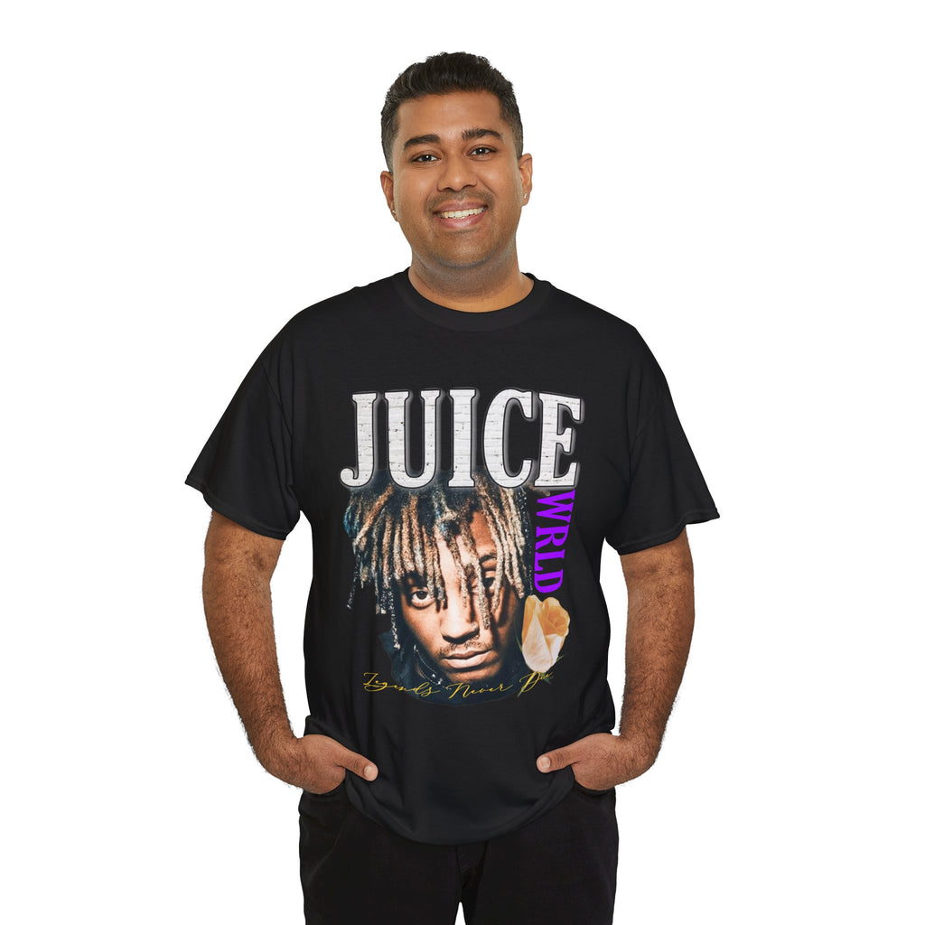 Juice WRLD Portrait Tee – Memorial Rapper Graphic Shirt