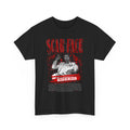 Scarface Graphic Tee — Vintage Red & Black Movie Poster Shirt