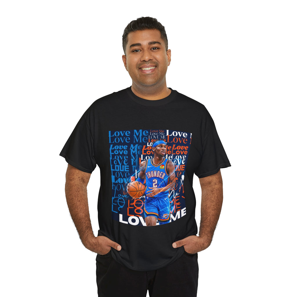 Shai Gilgeous-Alexander Love Me Basketball T-Shirt — Retro Player Graphic Tee