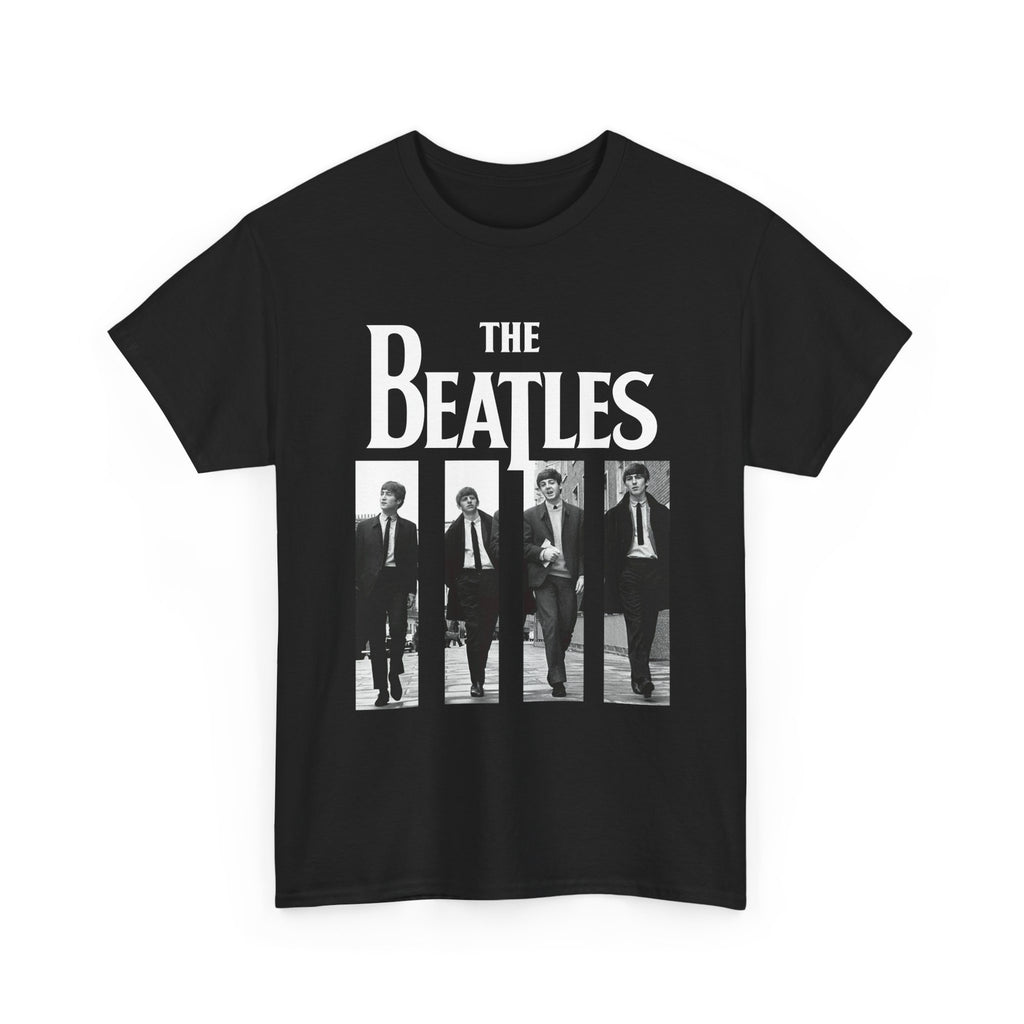 Band Tee — Classic The Beatles Black Vintage Photo T-Shirt