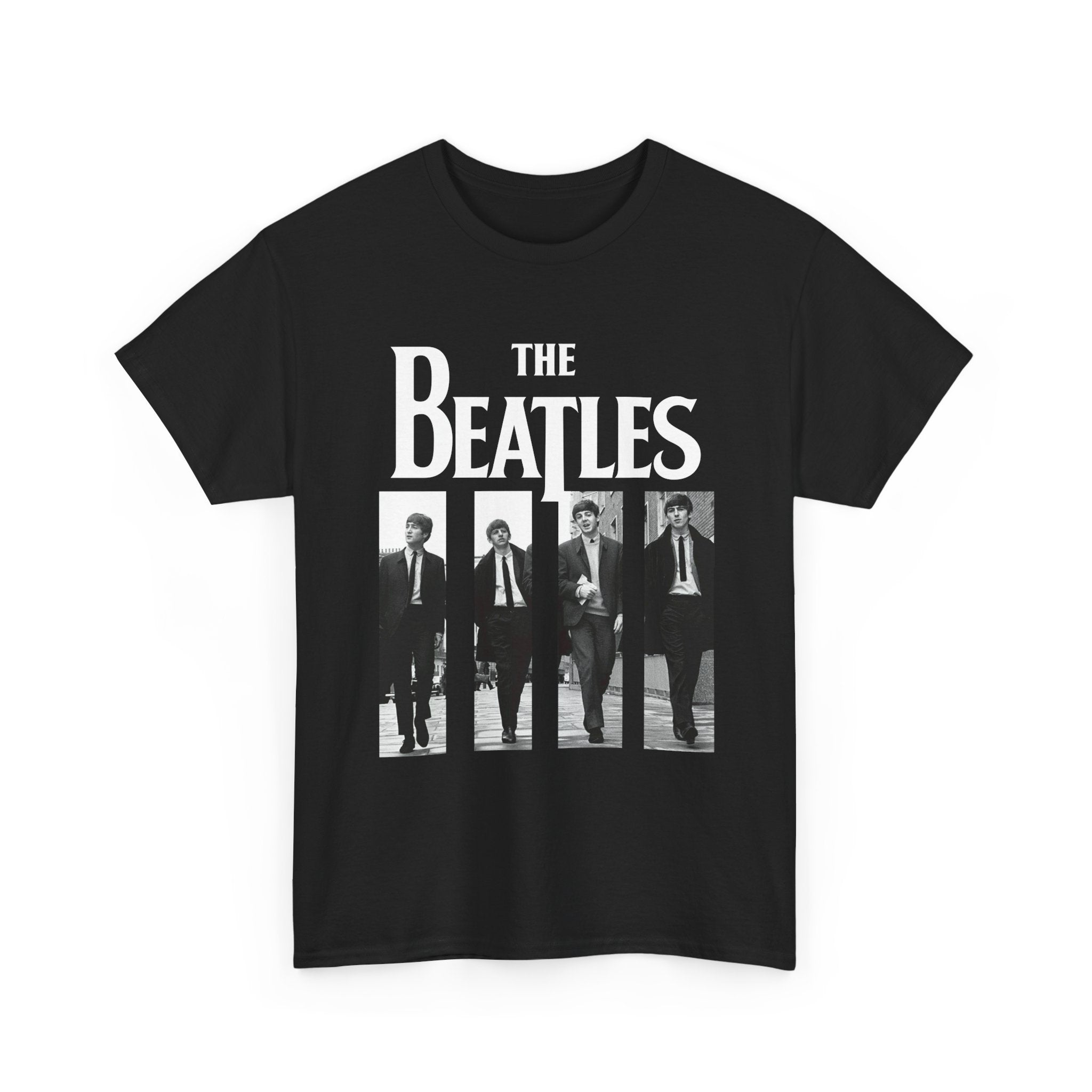 Band Tee — Classic The Beatles Black Vintage Photo T-Shirt