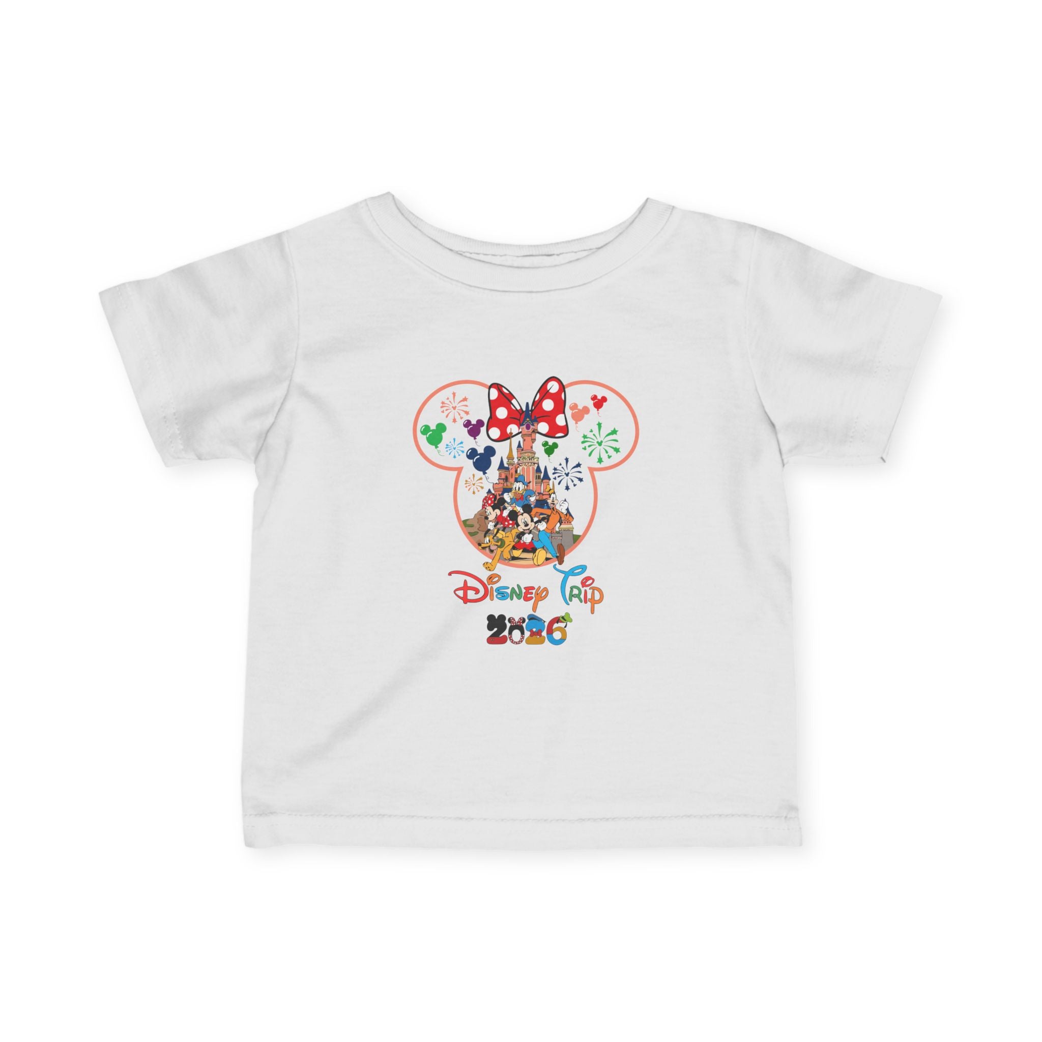 Disney Trip 2026 Infant Tee — Minnie Ear Castle Disney Trip 2026 Baby Shirt