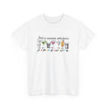 Friends-Inspired Cocktail Graphic T-Shirt — "Just a woman who loves FRIENDS"