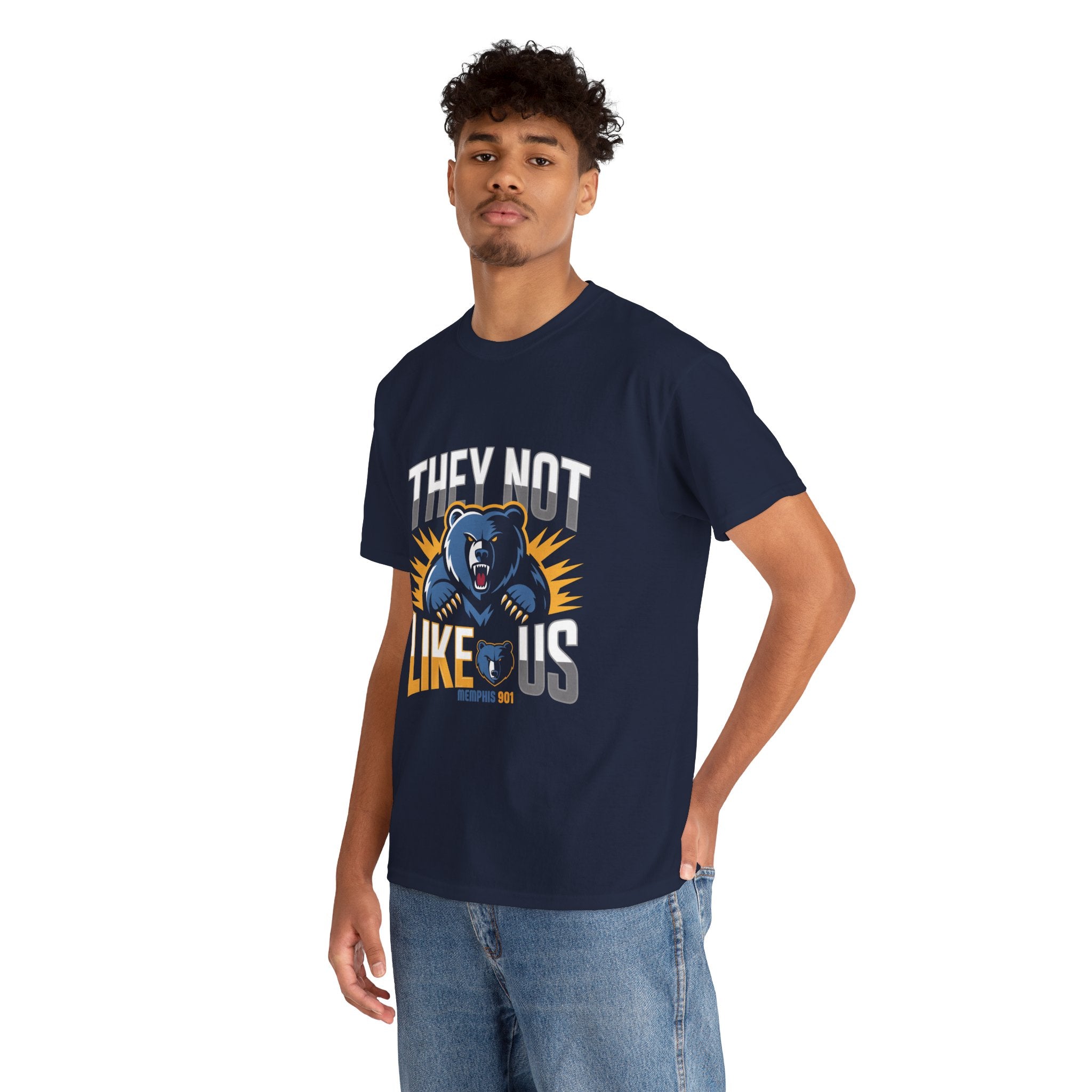They Not Like Us T-Shirt — Memphis Grizzlies Inspired Bear Graphic Tee