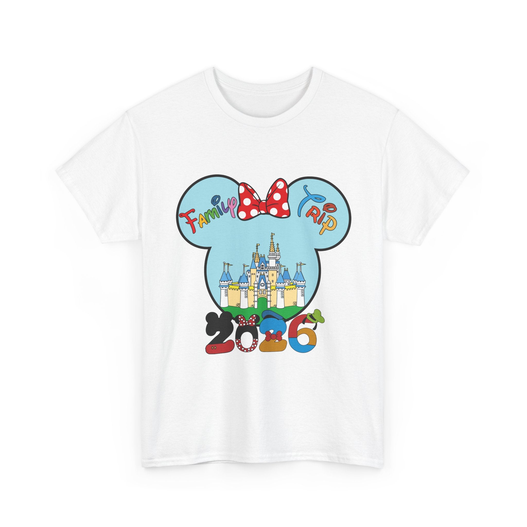 Family Trip 2026 Castle Minnie Tee