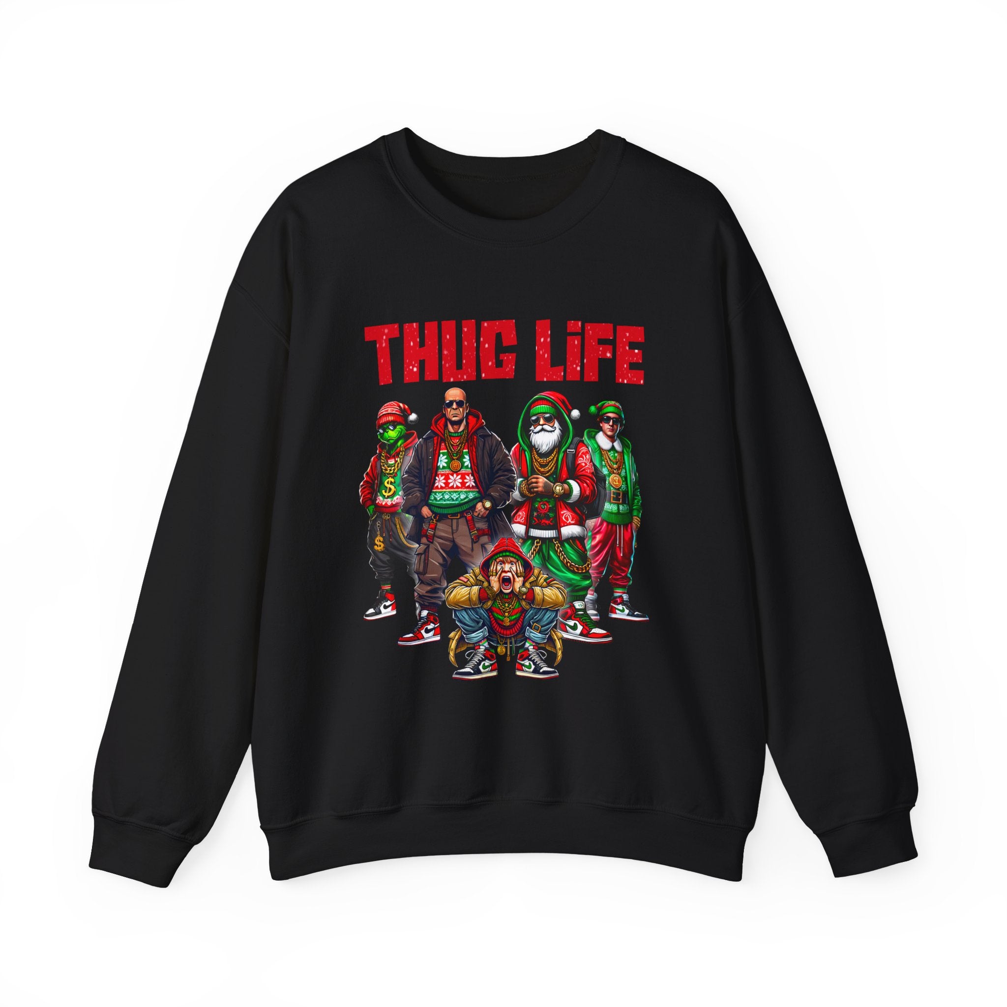 Urban Christmas Sweatshirt — Holiday Urban Santa Crewneck