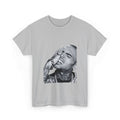 Graphic Portrait Tee — Edgy Tattooed Face Design