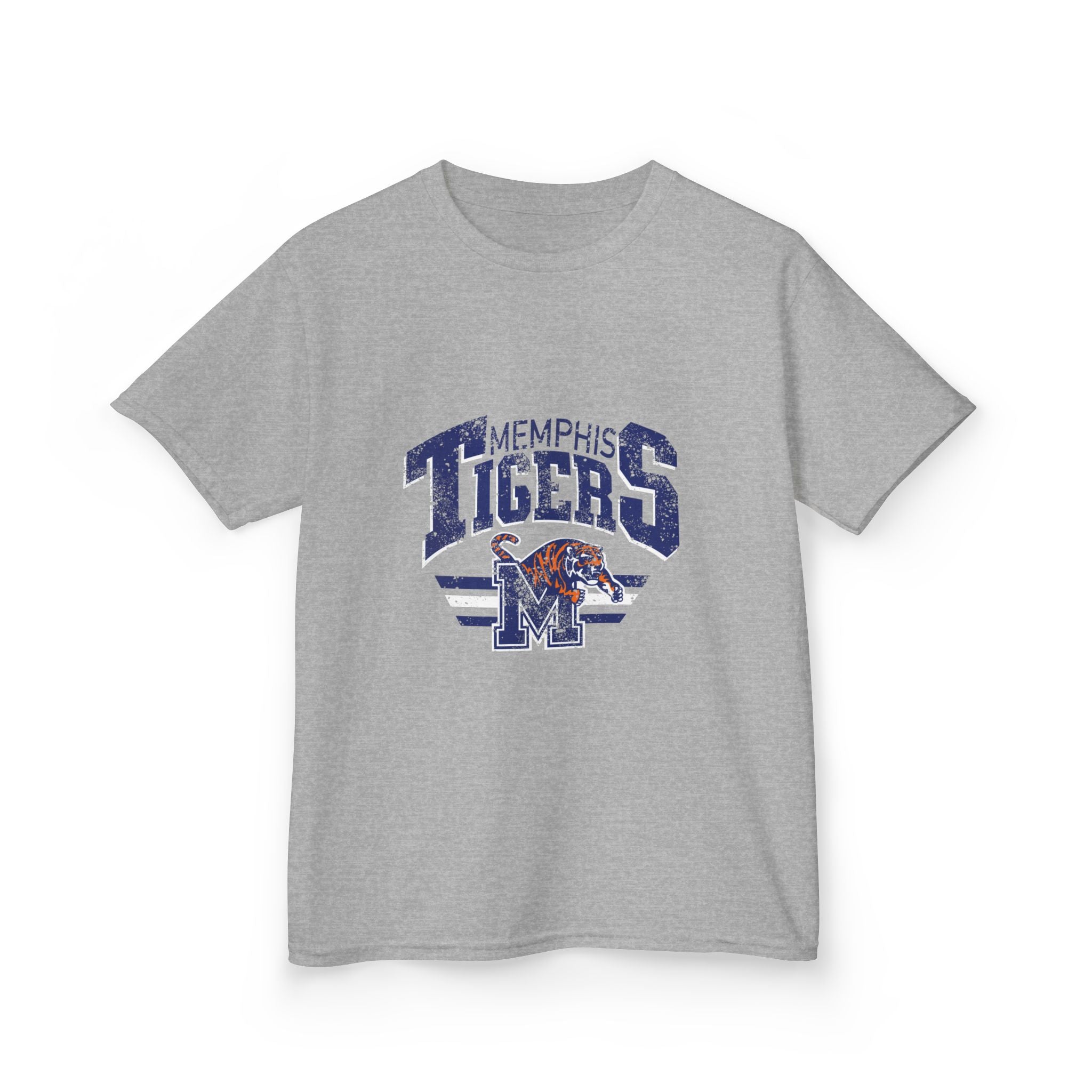 Kids Tee — Vintage 'Memphis Tigers' Distressed Graphic