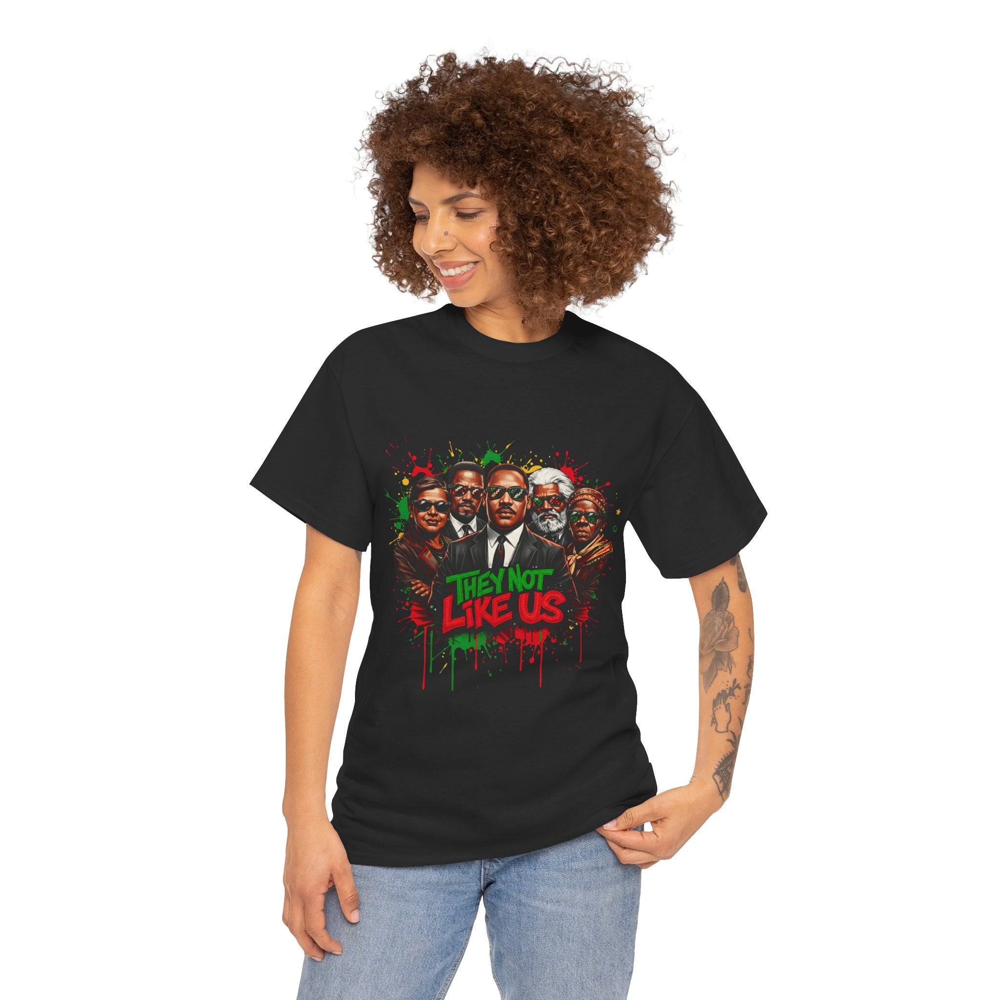 Black Leaders T‑Shirt — "They Not Like Us" Black Leaders Graphic Tee