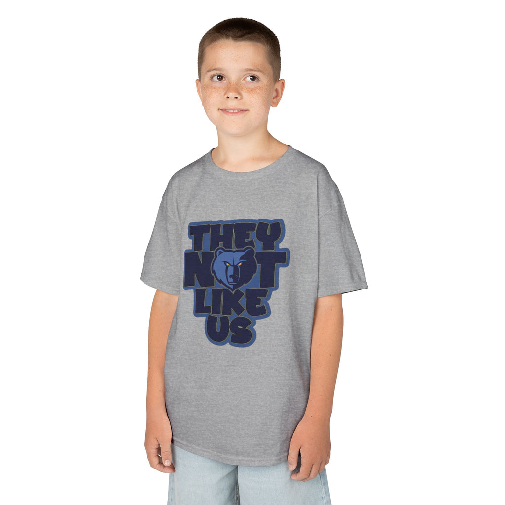 Kids 'They Not Like Us' Graphic Tee - Playful Sports Mascot Shirt