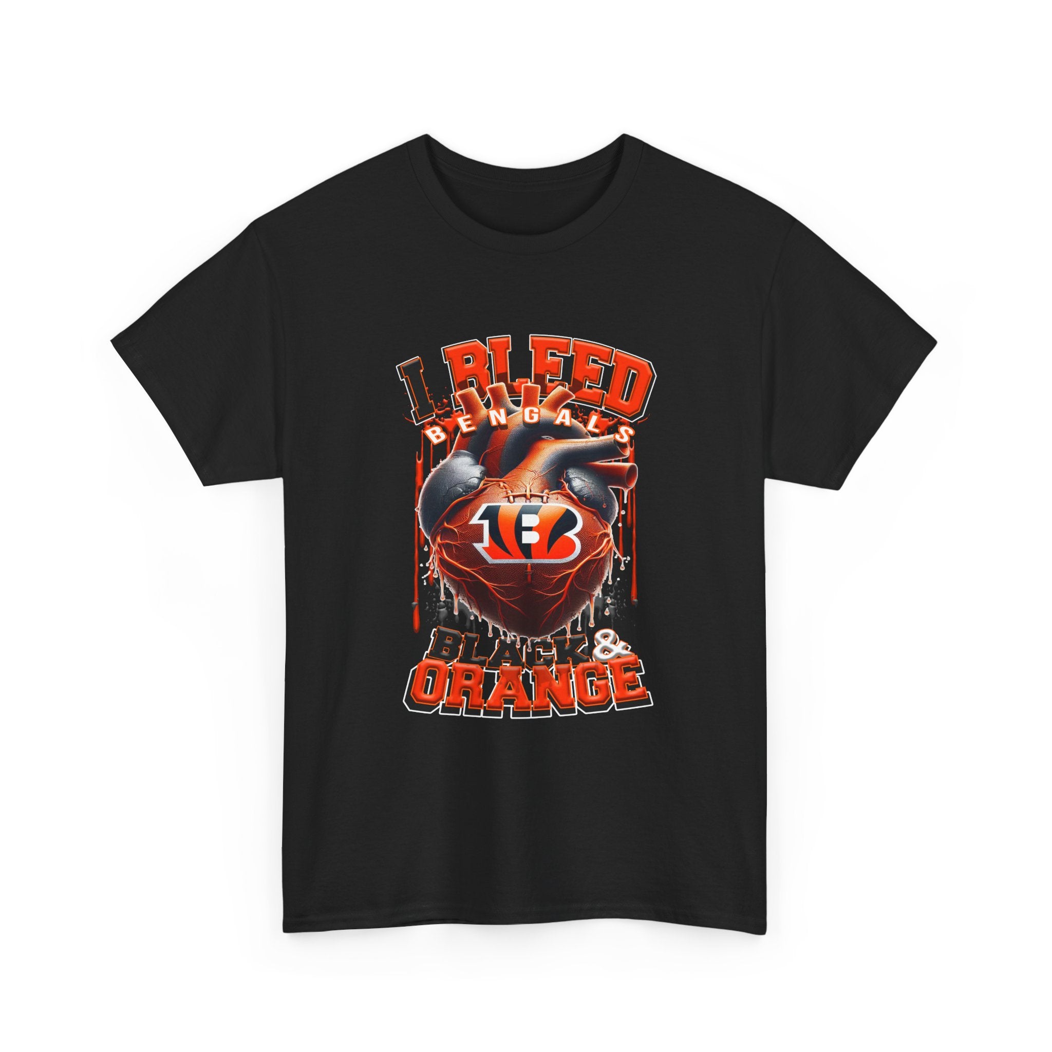 Bengals "I Bleed Black & Orange" T-Shirt