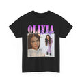 Celebrity Photo Tee — 'Olivia' Graphic Shirt