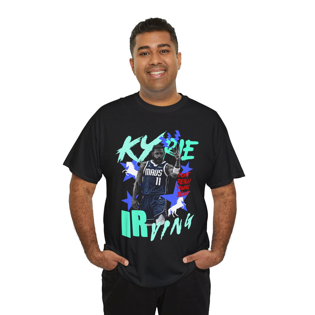 Kyrie Irving Graphic Tee — Retro Stars Basketball Fan Shirt