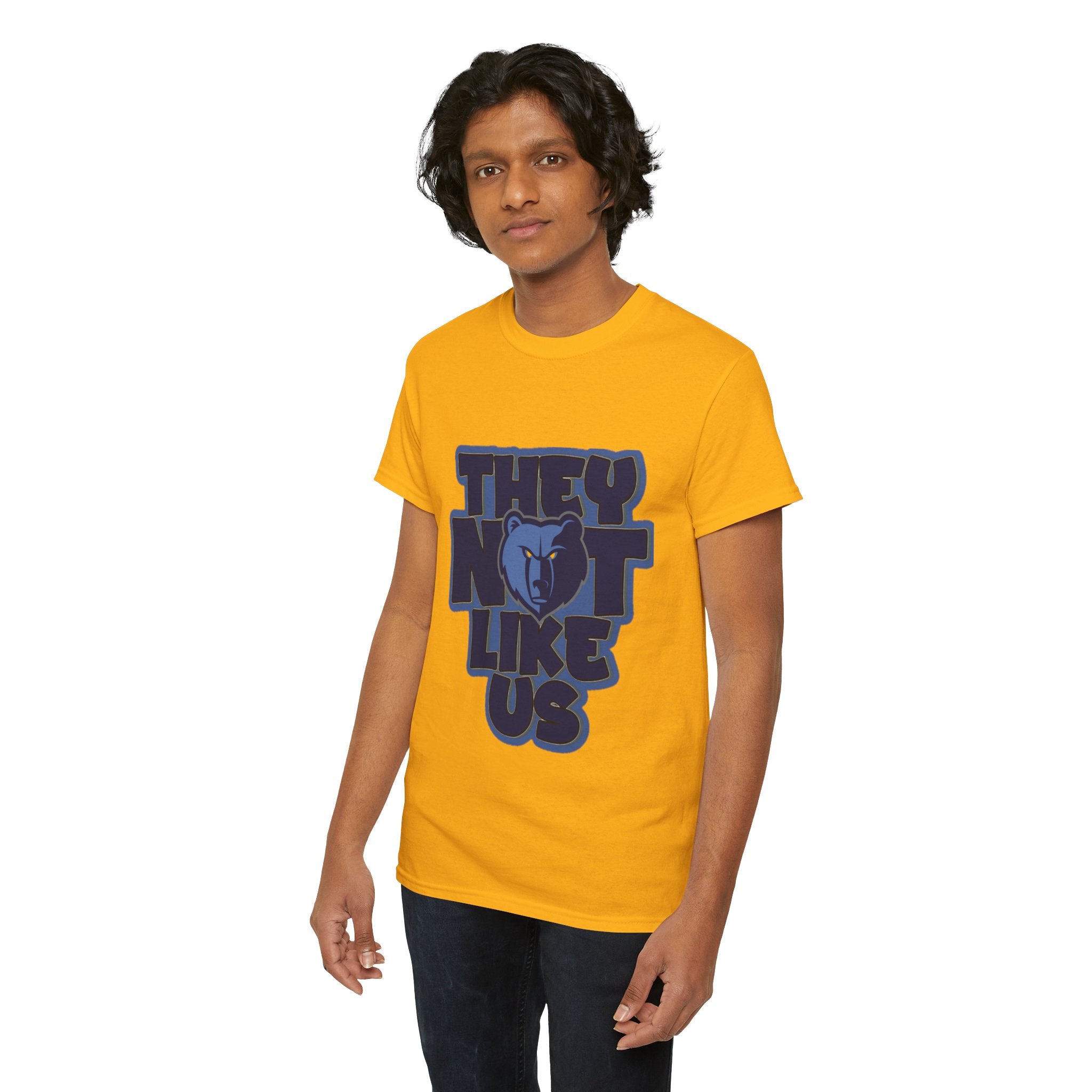 They Not Like Us Bear T-Shirt — Retro Grizzlies Fan Tee