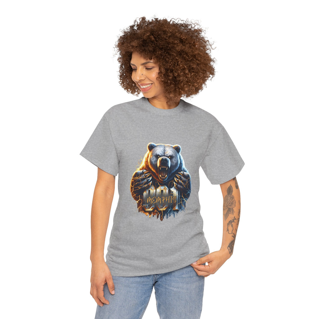 Bear Graphic Tee — Fierce Grizzly Design | Wildlife Nature Shirt