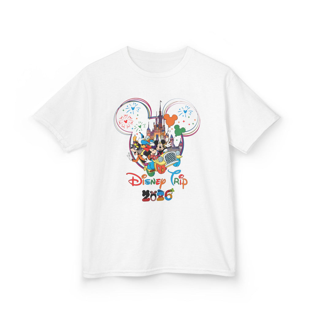 Kids Disney Park 2026 Mickey Ears T‑Shirt