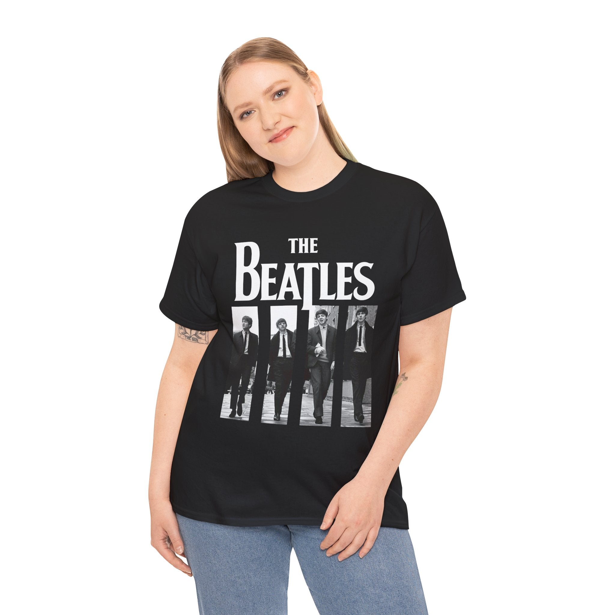 Band Tee — Classic The Beatles Black Vintage Photo T-Shirt