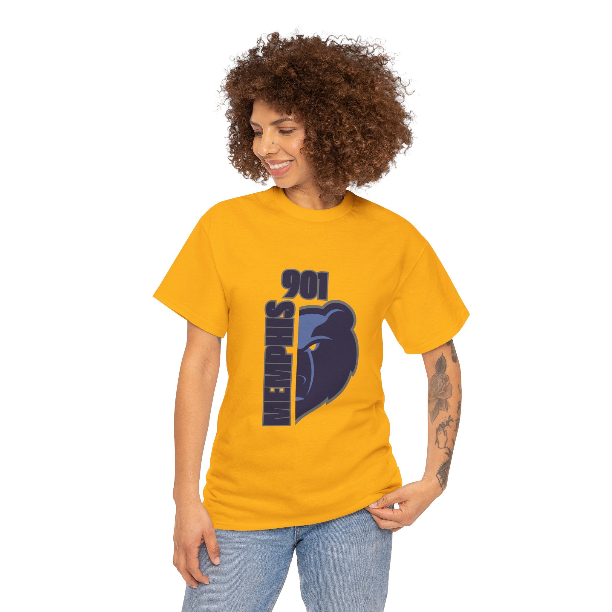 Memphis Grizzlies 901 Vertical Logo T-Shirt