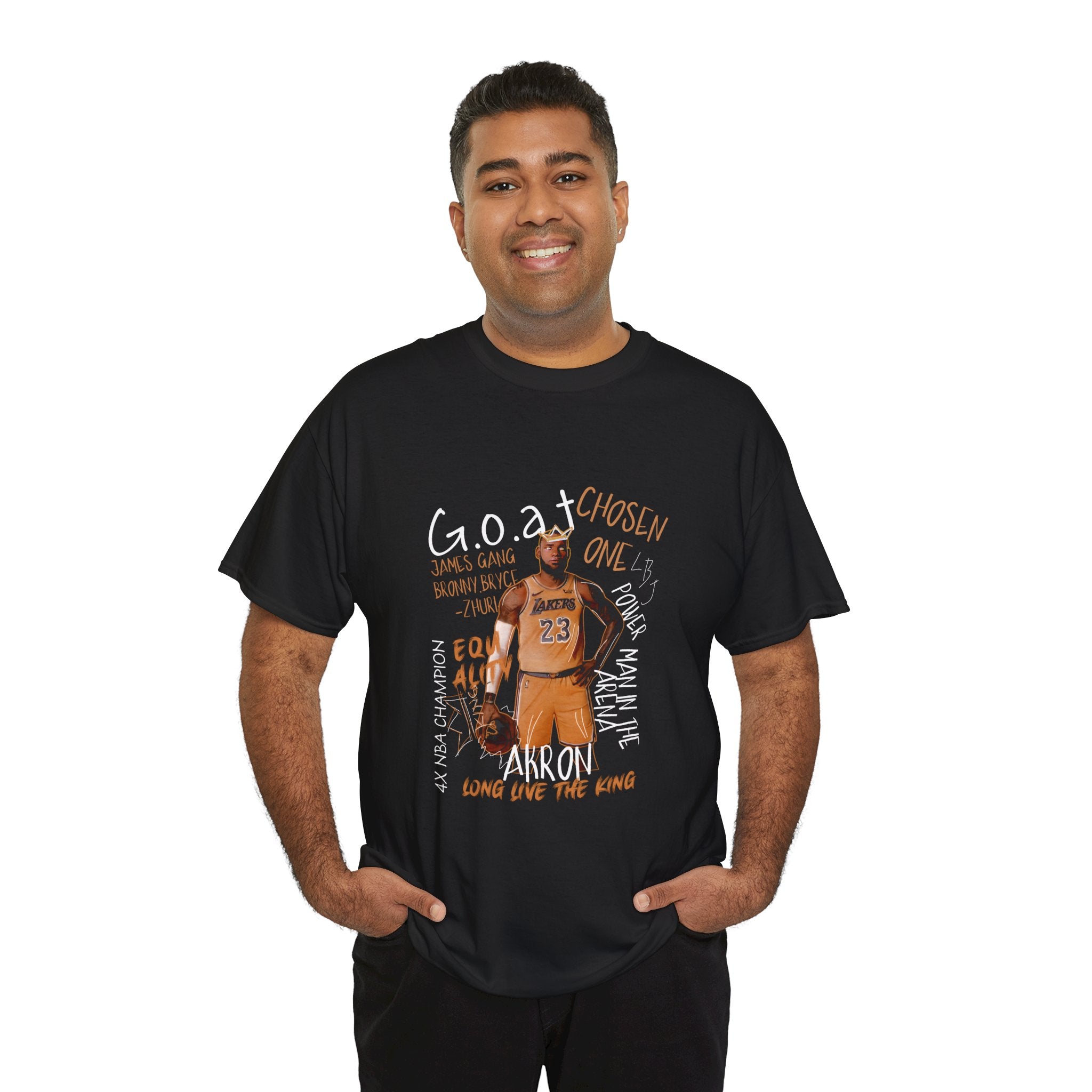 G.O.A.T. Chosen One Basketball Tee — LeBron Akron Tribute Shirt