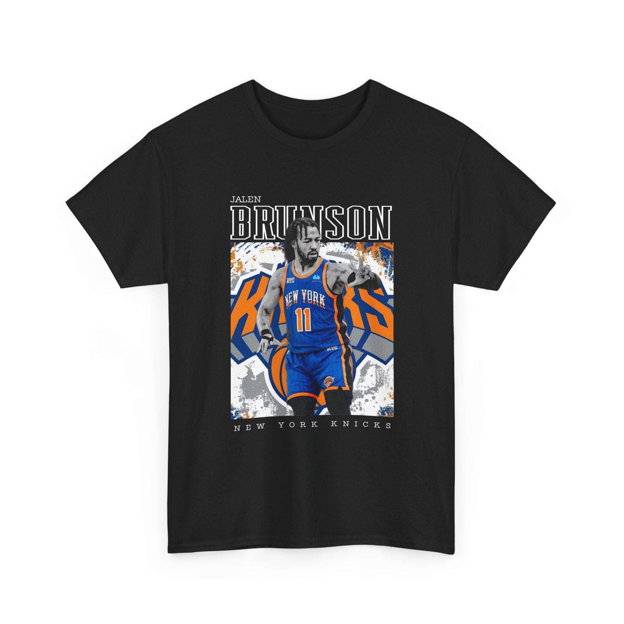 Jalen Brunson New York Knicks Graphic Tee — Men’s Basketball Fan Shirt