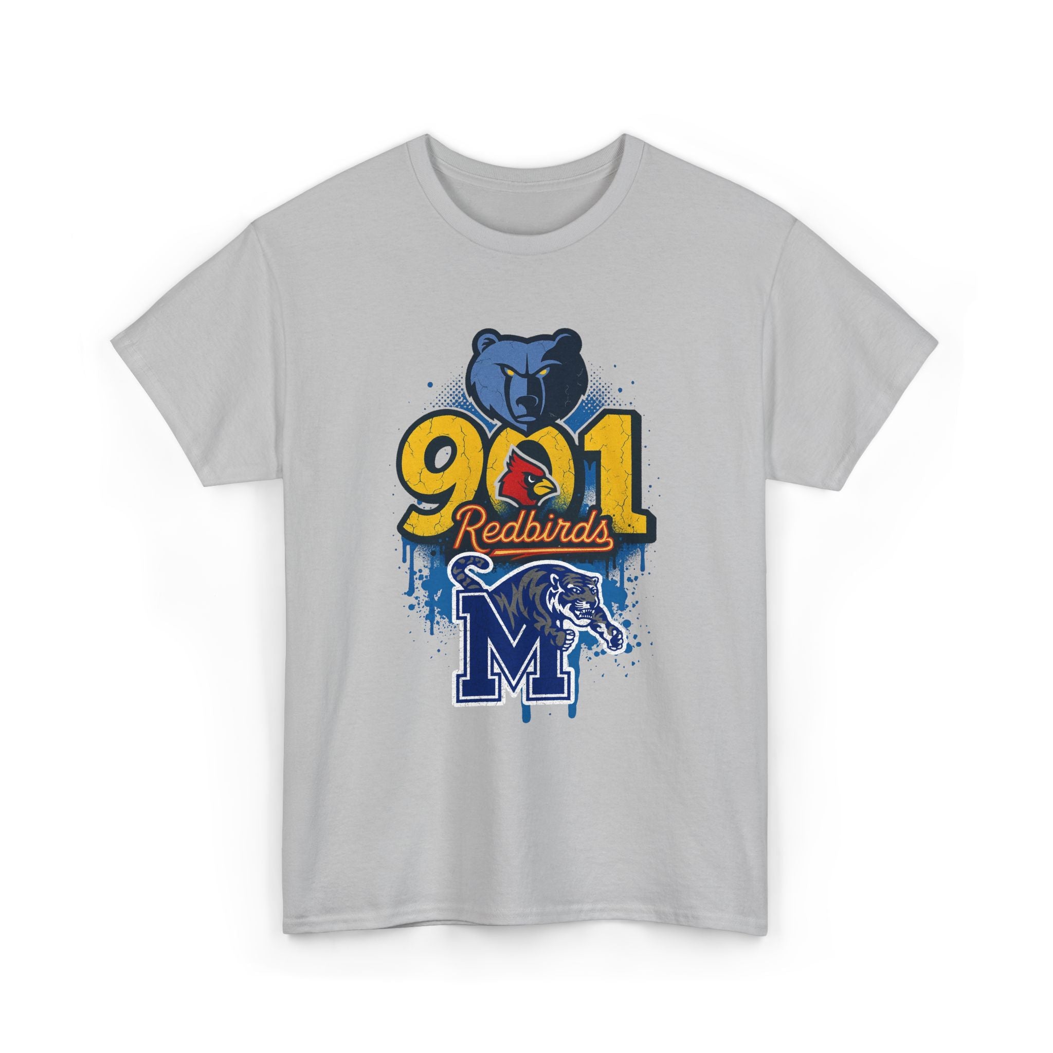 901 Redbirds Memphis Grizzlies Fan T-Shirt — City Pride Sports Tee