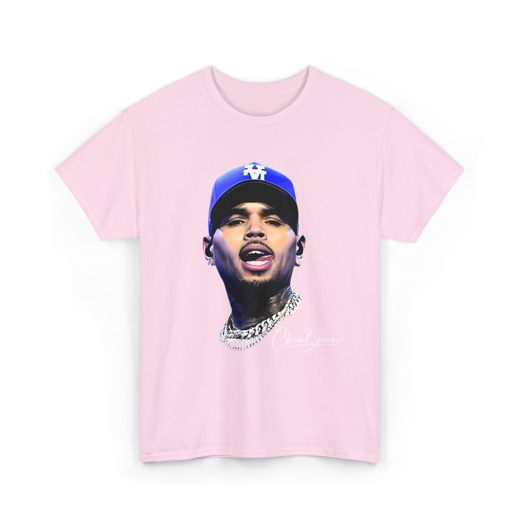 Portrait Graphic Tee — Street Style Rapper Face Print