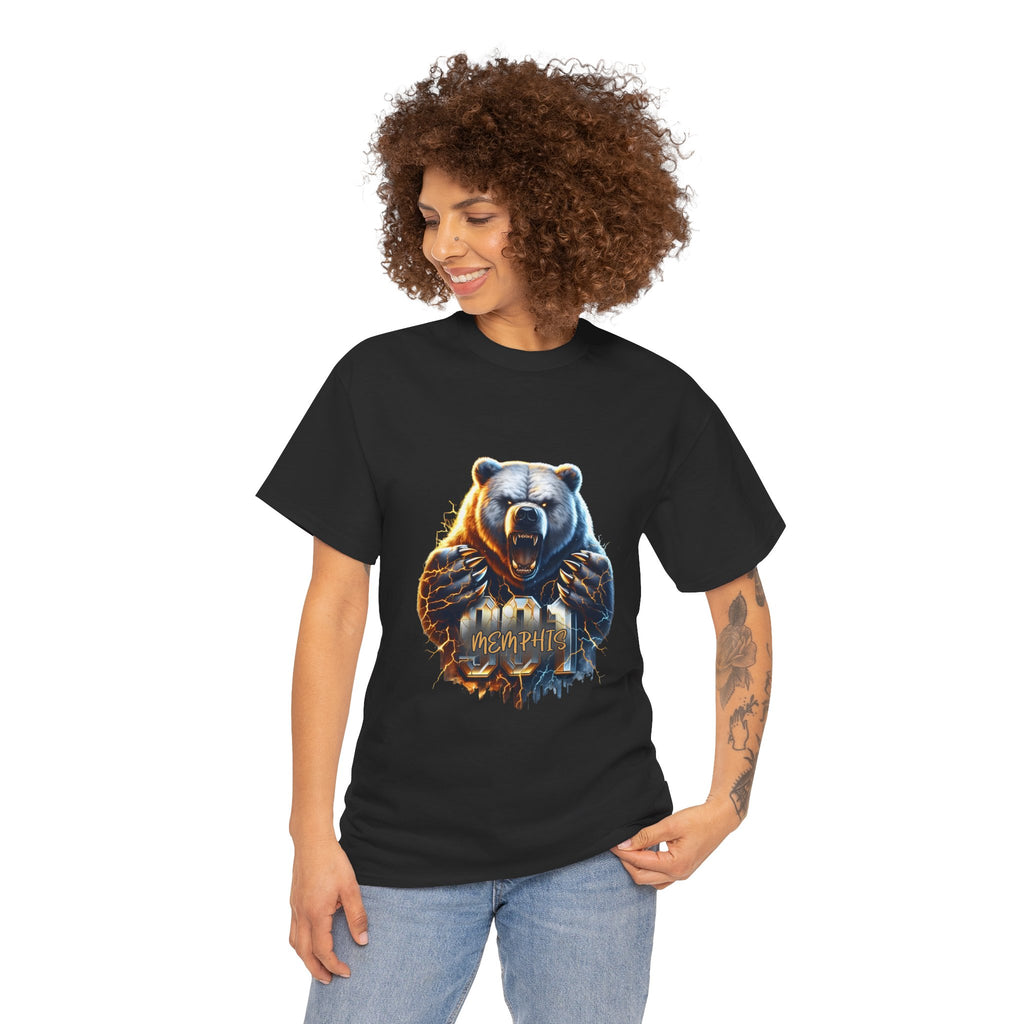 Bear Graphic Tee — Fierce Grizzly Design | Wildlife Nature Shirt