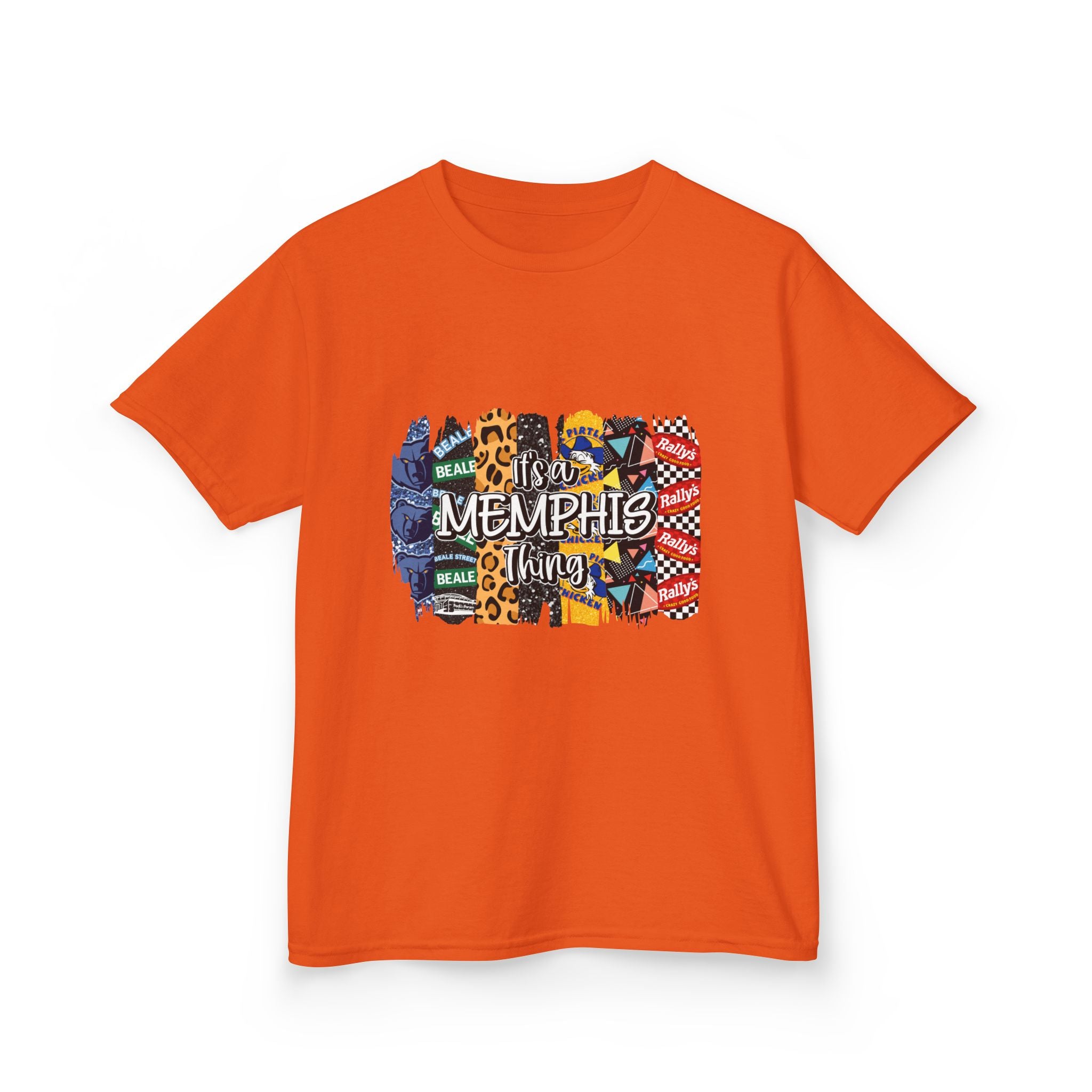 Memphis Kids T‑Shirt — Colorful Memphis City Pattern Tee